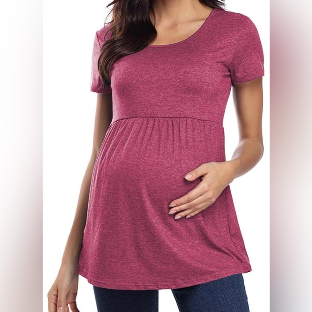Pink Maternity Top